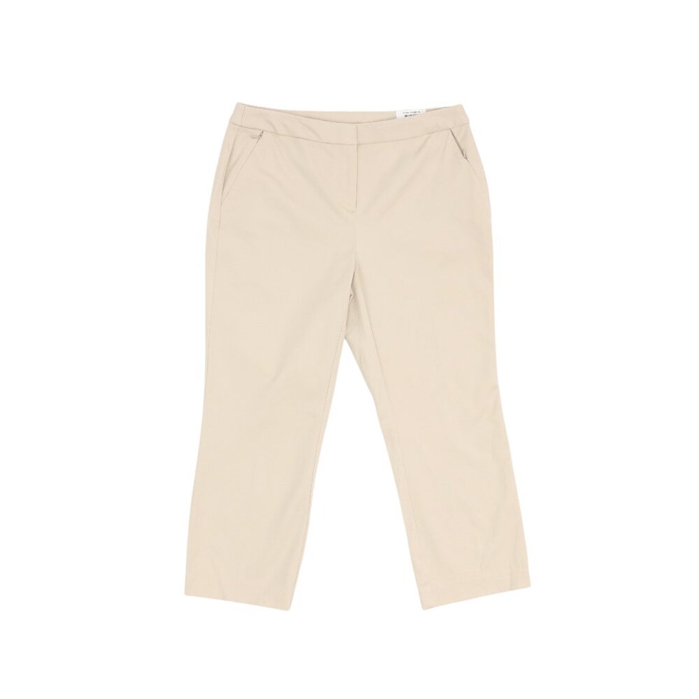 Alfani Women's Khaki Mid-Rise Business Capri Pants - Retail $50 - NWT